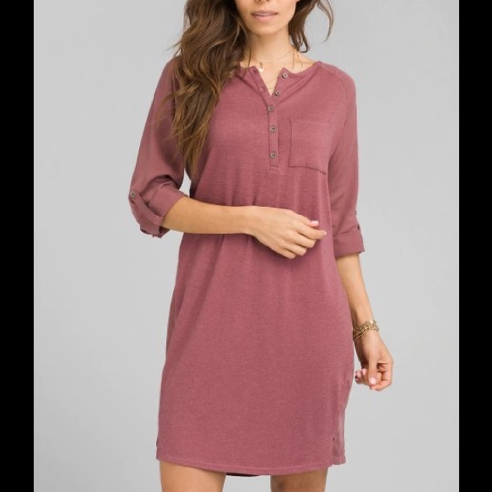 prAna Hensley Henley Dress - NWT
